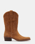 Botas cowboy mujer camel media caña